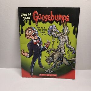 How To Draw Goosebumps - Scholastic 2010 Fun Horror Art Book